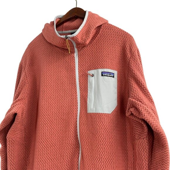 NWT Patagonia RI AIr Full-Zip Hoody Burl Red Technical Fleece Mens 2XL Outdoor - Picture 3 of 9